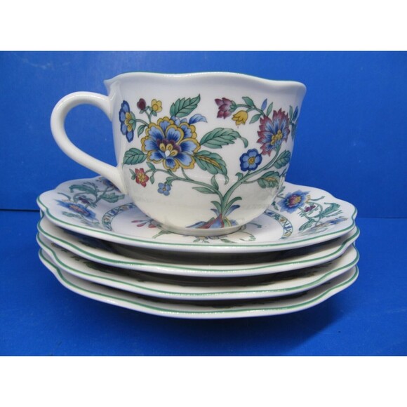 Nikko Oriental Garden Cup And 4 Saucers In Excellent Condition - Picture 10 of 16